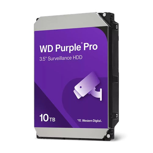 WD HDD 3.5" Internal SATA 10TB Purple Pro, 7200 RPM, 5 Year Warranty - WD102PURP - 5 Year Warranty - SOH Pricing Only