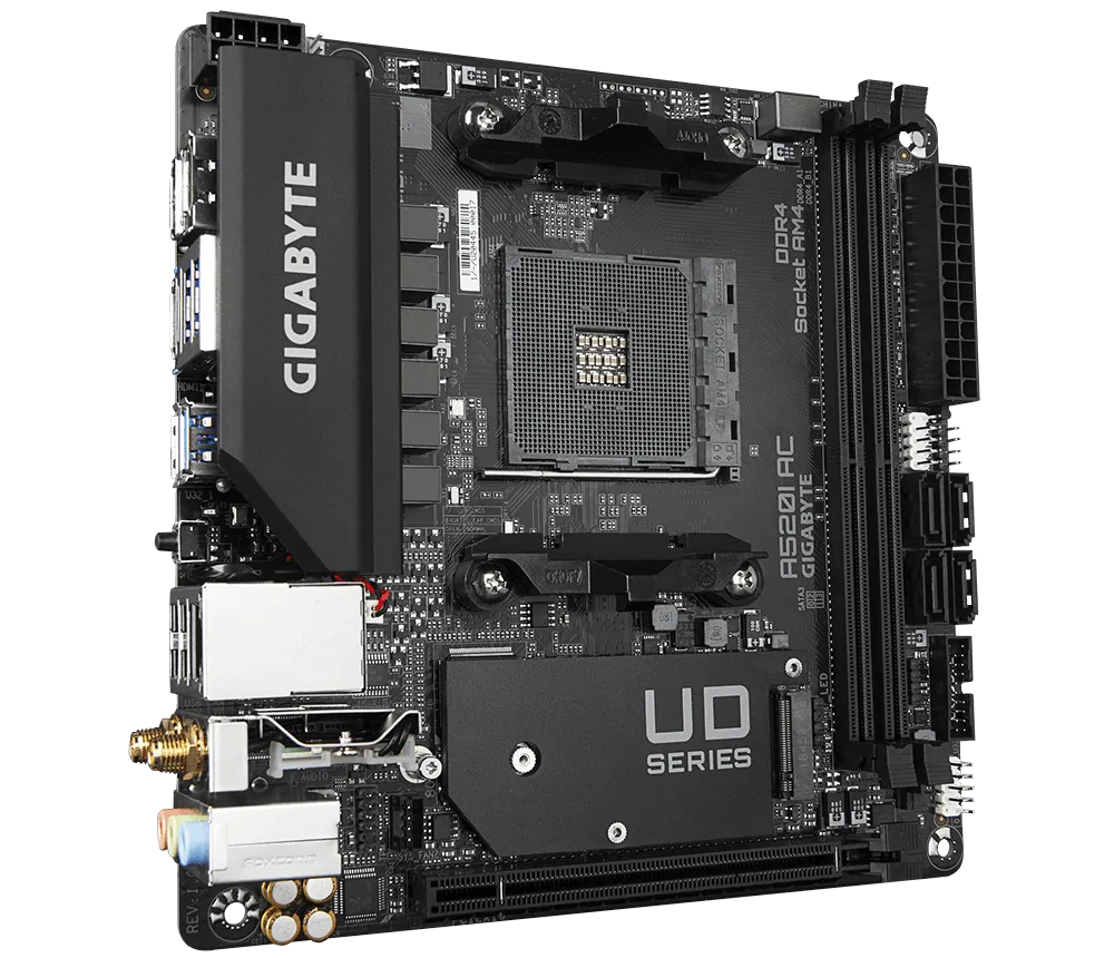 Gigabyte A520I AC mini ITX motherboard