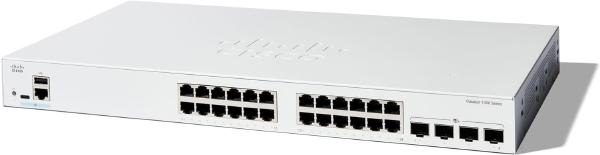 Cisco Catalyst 1300, 24-Port Managed Switch with 24 Gigabit Ethernet and 4 Gigabit SFP+ Ports