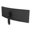 Atdec AWMS-BT40 Super Heavy Duty Monitor Mount. Up to 24" to 57" Displays. Max Load: 25kg (flat), 18kg (curved). Grommet Clamp Desk Fixing. Black