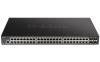 D-Link DGS-1250, 52-Port 10-Gigabit Smart Managed PoE Switch with 48 BASE-T PoE and 4 (10G) SFP+ Ports