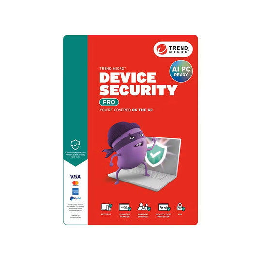 Trend Micro Device Security PRO 5 Devices 1 year Email Key