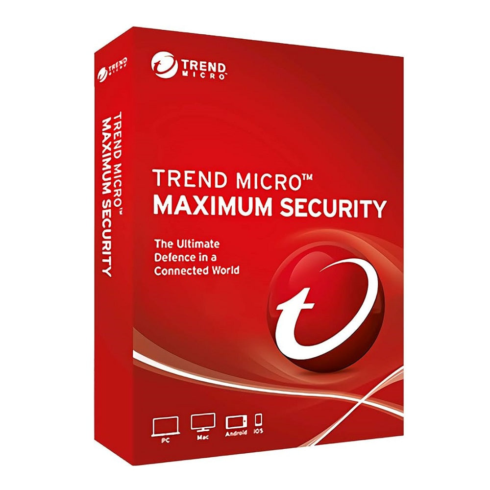 Trend Micro Maximum Security 3 Devices 2 year Email Key