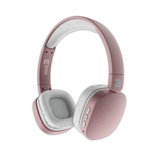 SonicB Keen Wireless Bluetooth Headphones - Pink