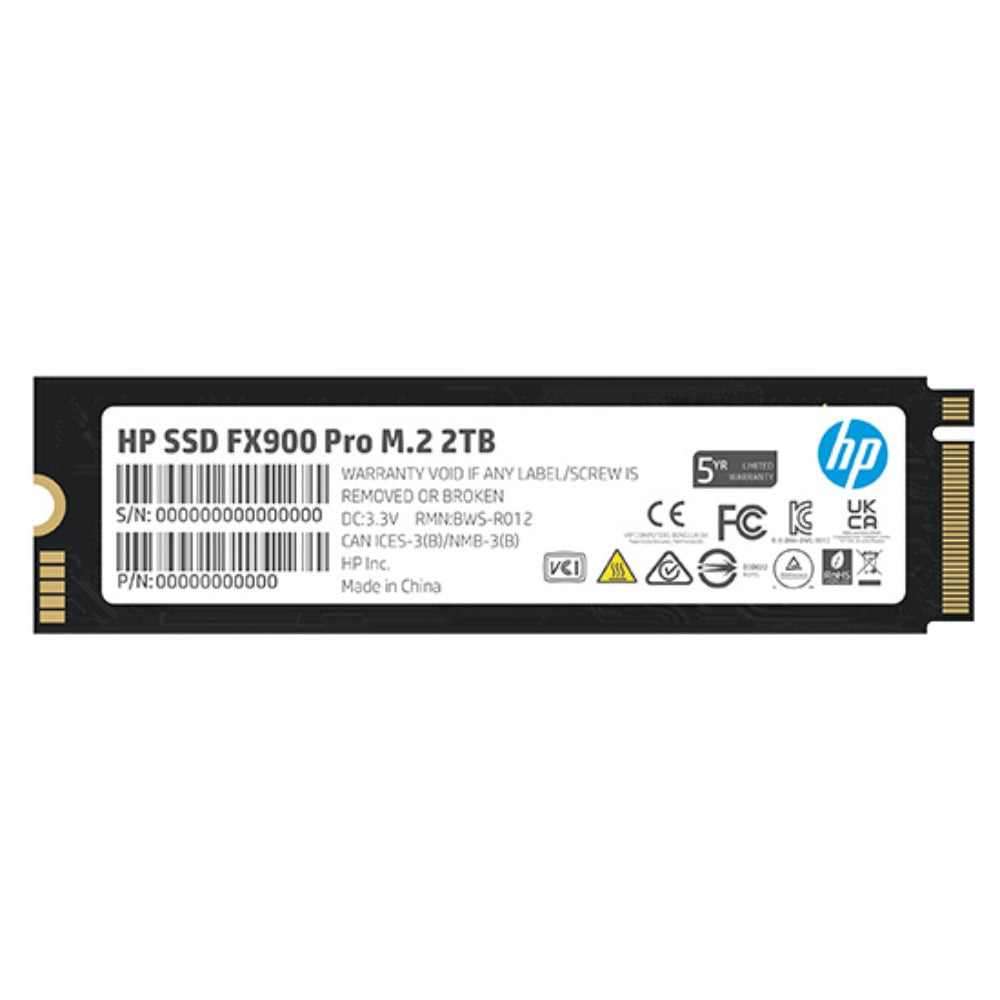 HP FX900 2TB PCIe Gen 4 M.2 NVME SSD 5000/4800mbs