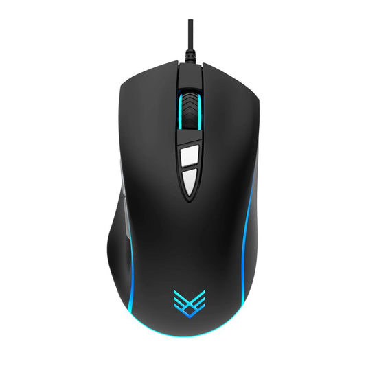 Audeeo Velocity Wired 7 Buttons Led Gaming Mouse Black USB