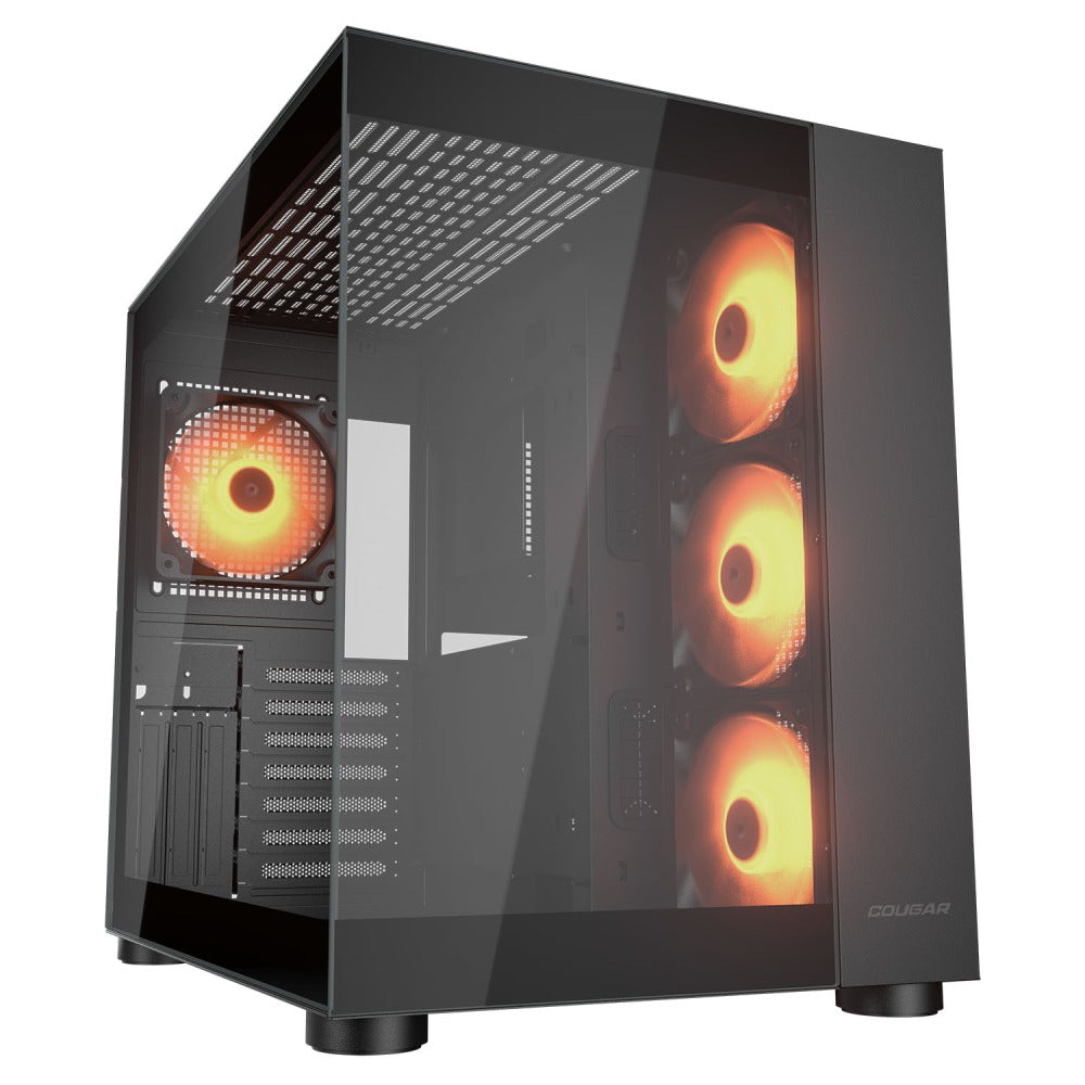 Cougar FV150 RGB BLACK Dual chamber TG Case 4x ARGB Fans