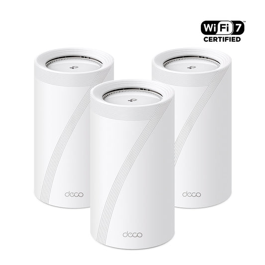 TP-Link Deco BE85(3-pack) BE22000 Tri-Band WiFi 7 Home Mesh