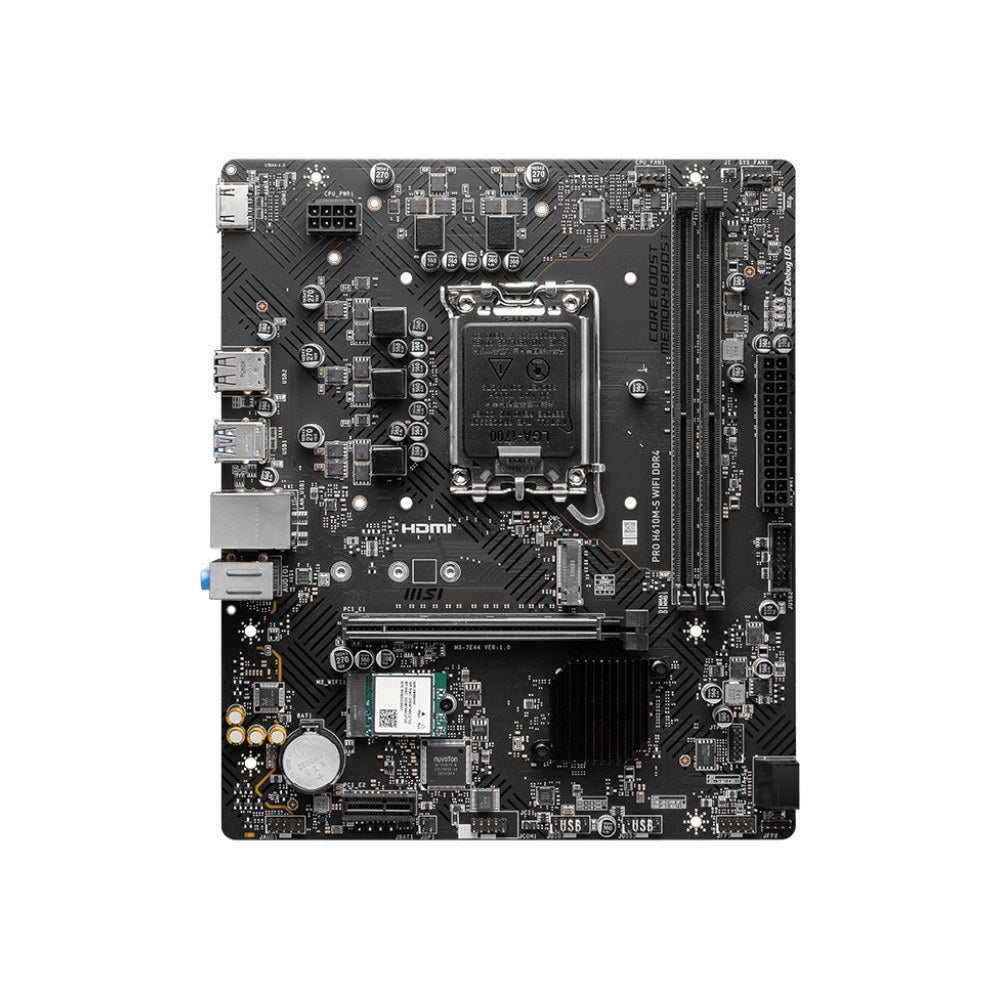 MSI PRO H610M-S WIFI DDR4 mATX motherboard Wifi 6E