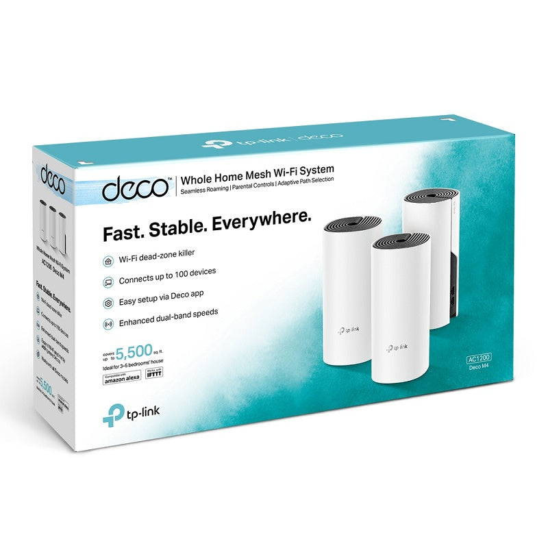 TP-Link Deco M4(3-pack) wifi mesh AC1200 2x Gigabit