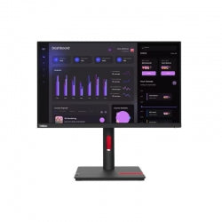 Lenovo ThinkVision T24i-30 -63CFMAR1AU- 23.8" IPS FHD/ 1920x1080 / 4ms / VGA, DP, HDMI / USB3.2 / Tilt, Swivel, Pivot, HAS / 3Yr (Replaces 62B0MAR1AU)