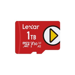 Lexar 1TB PLAY microSDXC UHS-I Card, up to 160MB/s read, up to 100MB/s write