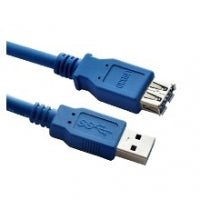 ASO CAB USB3-EXT-M-F-2M-BLUE