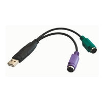ASO CAB USB2-PS2-0.15M-BLACK