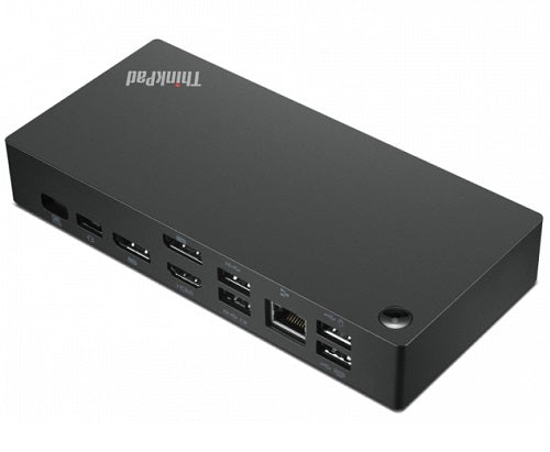 Lenovo ThinkPad USB-C Dock Gen 2 with 3 USB 3.1, 2 USB 2.0, USB-C, 2DP, HDMI, Combo Audio Jack and Gigabit Ethernet Connectivity