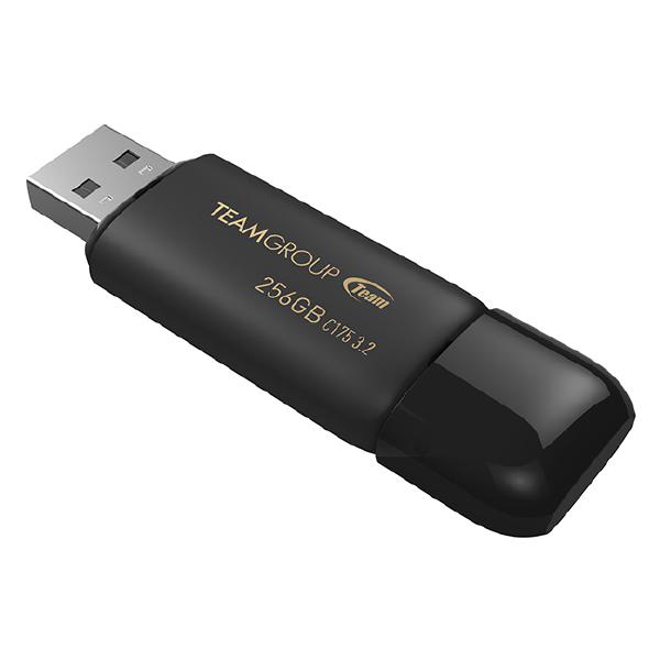 Team Group C175 USB 3.2 G1 Flash Drive 256GB, Read (Max) 100MB/s Black