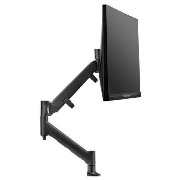 Atdec AWMS-HXB Heavy Duty 597mm Dynamic Monitor Arm / 6-16kg (13-35lb) Flat Screen, 6-12kg (13-26.5lb) Curved Screen + C Clamp Desk Fixing, Black