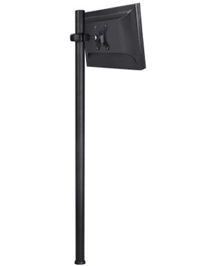 Atdec Spacedec POS Display Pole 1150mm long 42mm diameter pole with one display head. Max load: 12kg. VESA up to 100x100