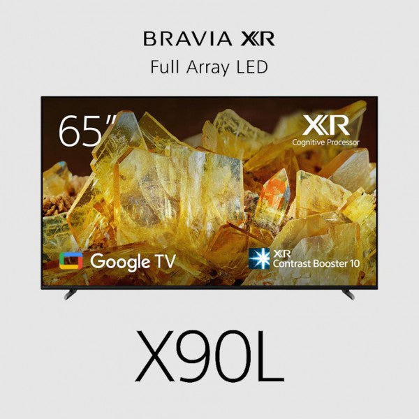 Sony Bravia X90L 65" Premium Television, 4K UHD, 100Hz, 17/7, 787-cd/m2 Brightness, Full Array LED, 300x300 VESA, Google TV, 3 Year Warranty