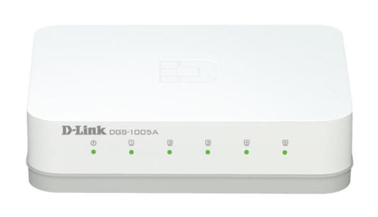 D-Link 5-Port Gigabit Unmanaged Desktop Switch with 5 Gigabit RJ45 Ports