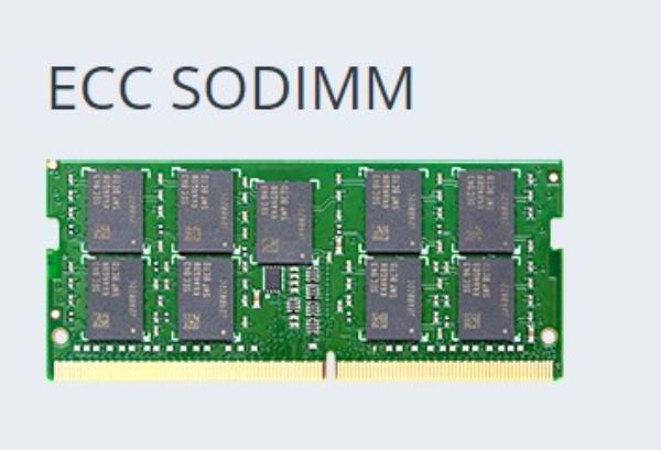 Synology DDR4 ECC Unbuffered SODIMM for DS1621+, DS1821+, RS1221+, RS1221RP+ - Aged stock promo