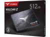 Team Group T-Force VULCAN Z 512GB, 3D NAND TLC,  2.5" SATA 3, R/W(MAX) 540MB/s/470MB/s, 400TBW. 3 Years Warranty