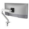 Atdec ORA High-Performance Monitor Arm F-Clamp - Up to 35" screens flat or curved 2-8kg, White