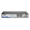 D-Link DGS-F1210, 10-Port Gigabit Smart Managed PoE+ Switch with 8 PoE RJ45 and 2 SFP Ports