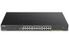 D-Link 28-Port 10-Gigabit Smart Managed PoE Switch with 24 PoE and 4 (10G) SFP+ Ports