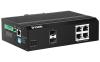 D-Link DIS-F200G, 6-Port Gigabit Industrial Smart Managed PoE+ Switch with 4 BASE-T PoE+, 2 SFP and 1 RJ-45 Console Port