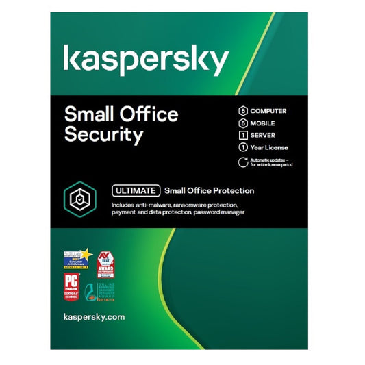 Kaspersky KL4541EOEFS Small Office Security 5 User 1 Yr Card