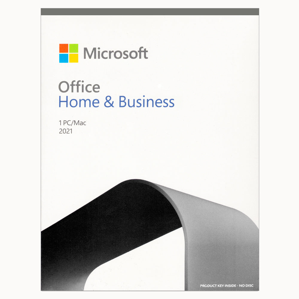 Microsoft Office Home & Business 2021 - (Retail Box) 1 User 1 Device - Medialess - Last Stock!