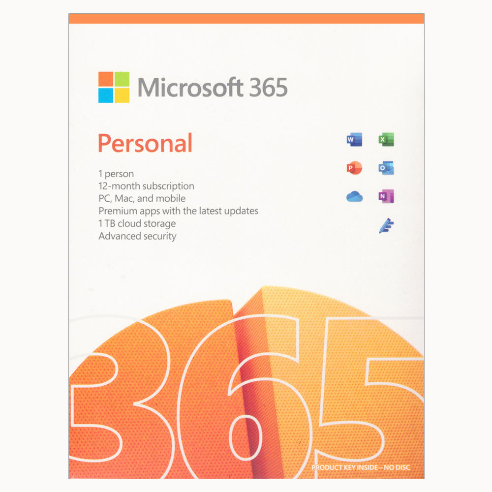 QQ2-01397  Microsoft 365 Personal Office 1 User 1 Year Box