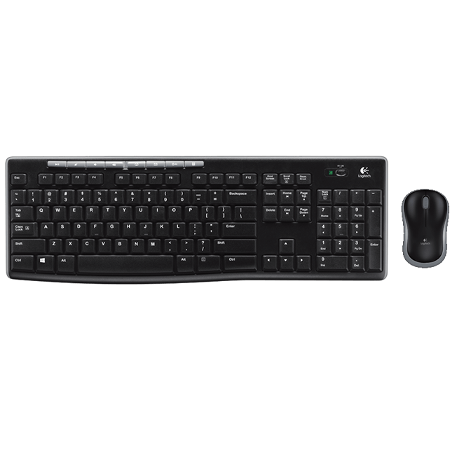 Logitech MK270r Wireless desktop keyboard & mouse 920-006314