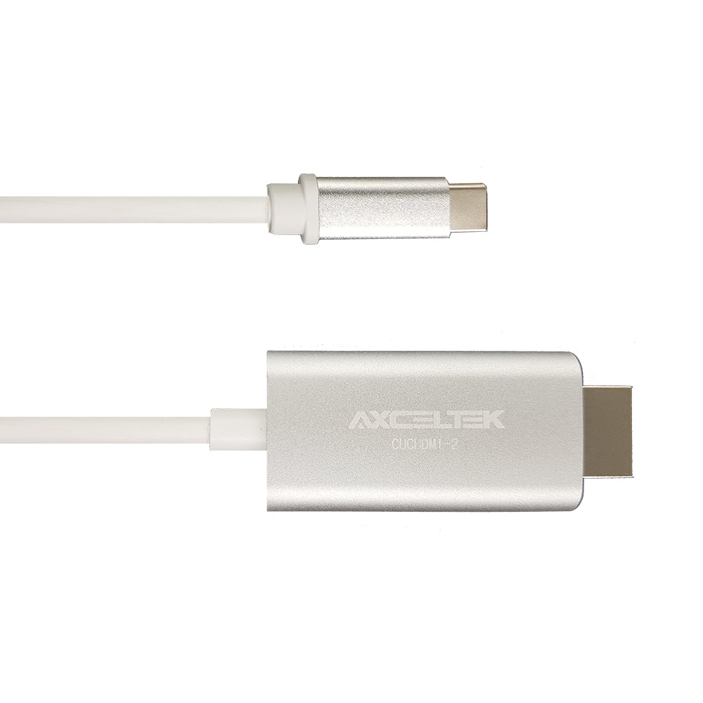 Axcelek CUCHDMI-2 USB-C M to HDMI M 2M cable aluminium 4K