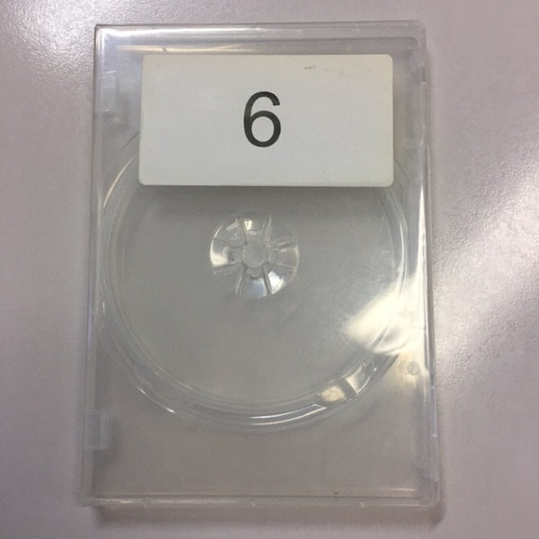 no 6 - DVD CASE - CARRIES 2 DVD (14mm, SUPER CLEAR)