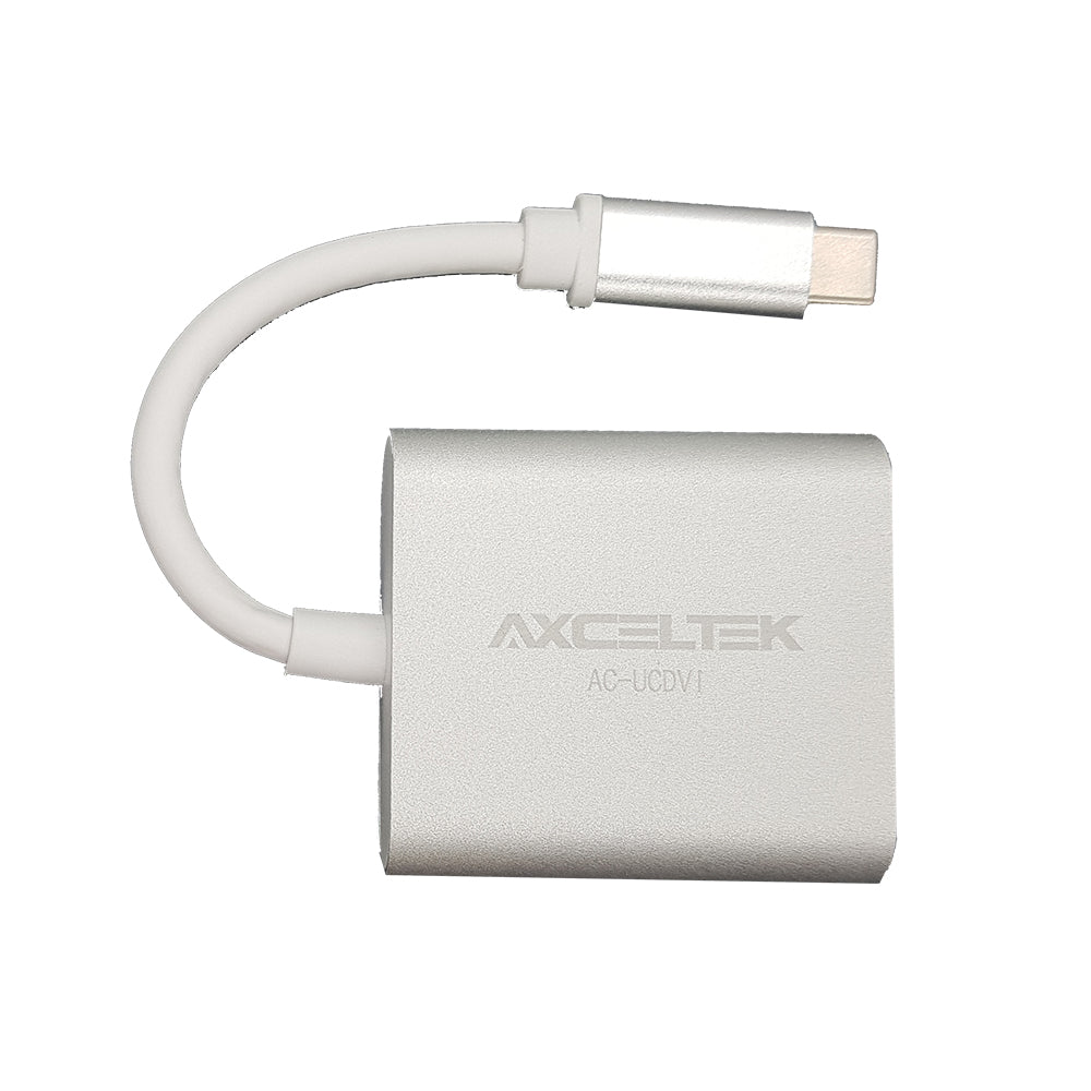 Axceltek AC-UCDVI USB-C M to DVI F 15cm adapter