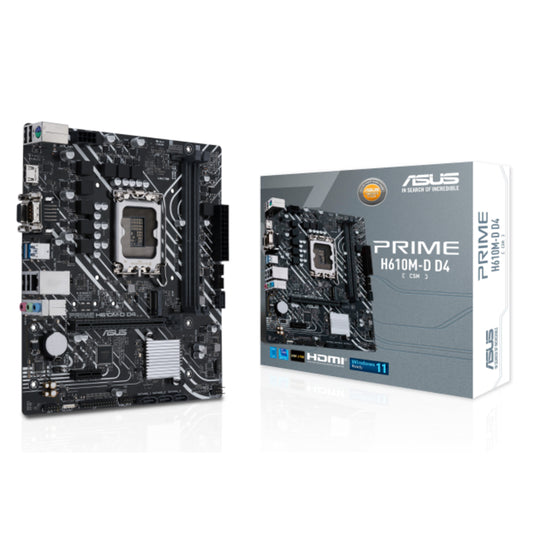 Asus PRIME H610M-D D4-CSM MATX motherboard HDMI/VGA