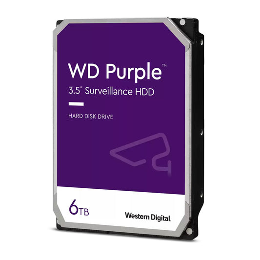Western Digital WD WD64PURZ Purple 6TB 3.5" Surveillance HDD