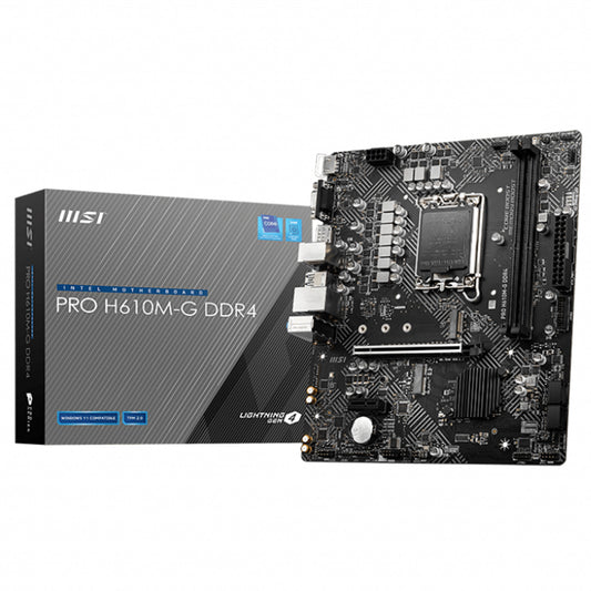 MSI PRO H610M-G DDR4 skt 1700 mATX Motherboard