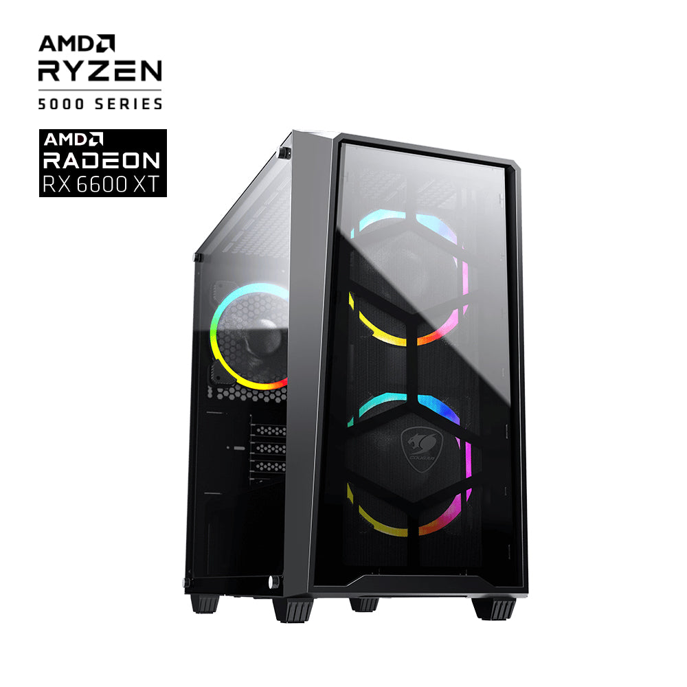 AMD Atomic Ryzen 7 5800X 6600XT Gaming PC 1TB SSD 16G