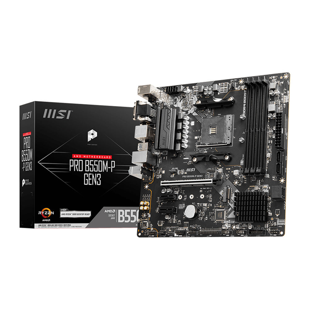 MSI PRO B550M-P GEN3 B550 4xDDR4 mATX motherboard