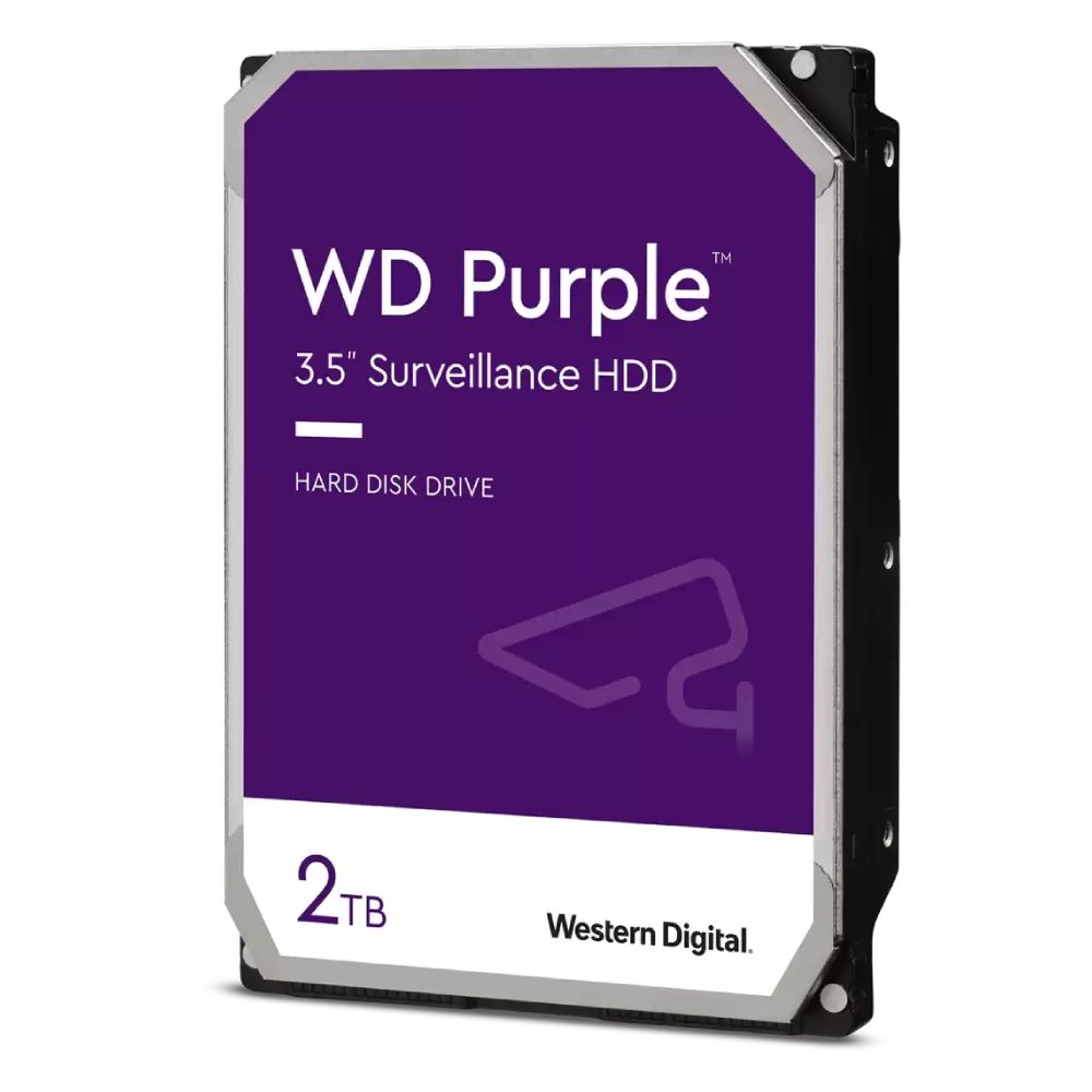 WD Purple WD23PURZ 2TB 5400RPM 64MB 3.5" Surveillance Internal Hard Drive, 3 Year Warranty -BF SOH Promo Only