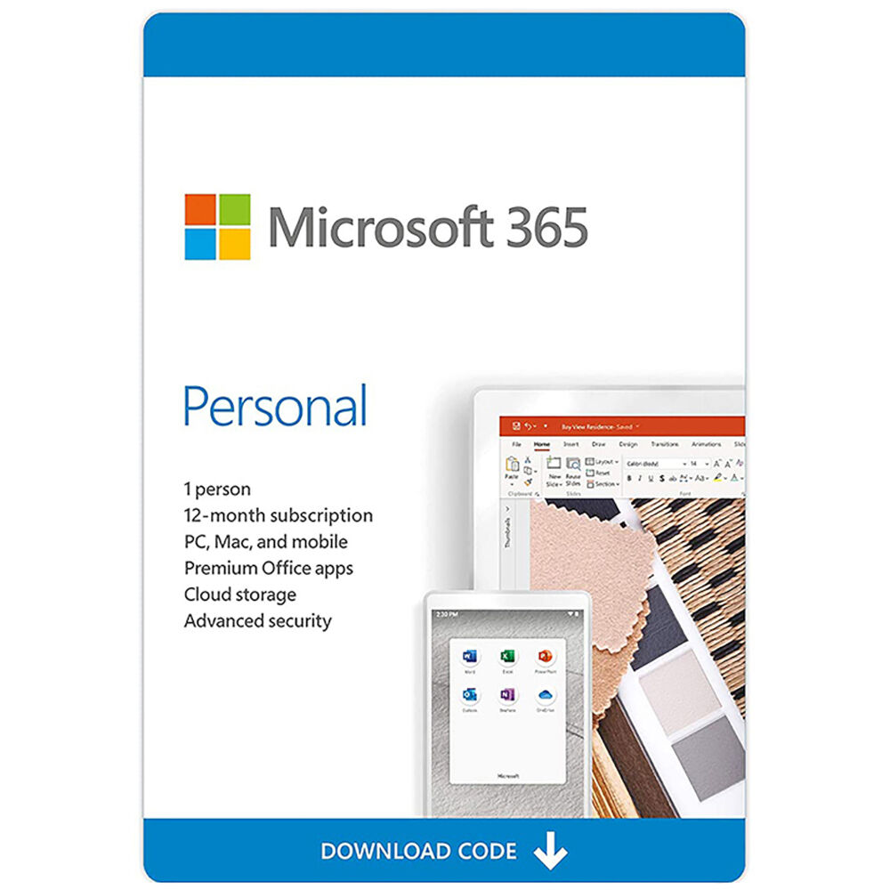 Microsoft 365 Personal Office 1 User 1 Year AU licence Email