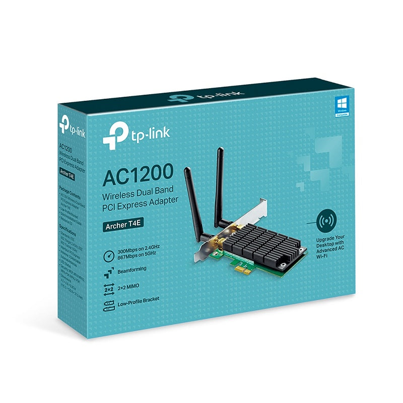 TP-Link Archer T4E AC1200 Dual Band PCIe adapter